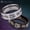 Silver, variant on 9-Tailed Fox Tungsten Carbide Ring