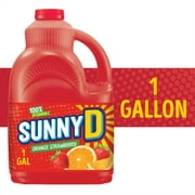 SUNNYD Orange Strawberry Juice Drink, 1 Gallon Bottle