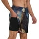 thumbnail image 2 of Fotbe Night Sky Bald Eagle Traje de Baño para Hombre – Shorts de Natación de Secado Rápido con Forro y Bolsillos-Small, 2 of 6