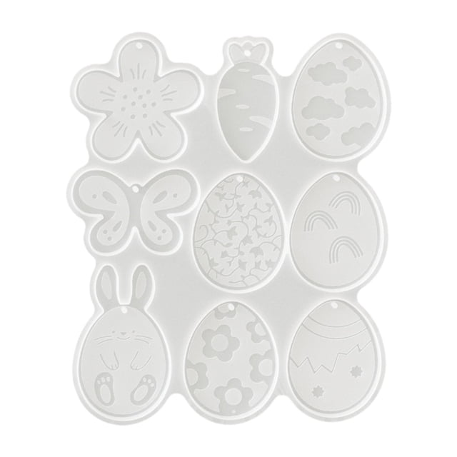 Molde de Silicona para Pascua Molde para Colada de Yeso Resina Epoxi Accesorio para Hacer Manualidades Mariposa Bandeja Resistente Adecuado para