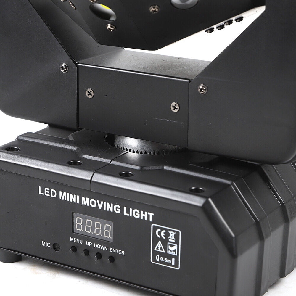 3W RGBW LED Laser Moving Head Stage Light DMX DJ Disco Party Effect Lighting