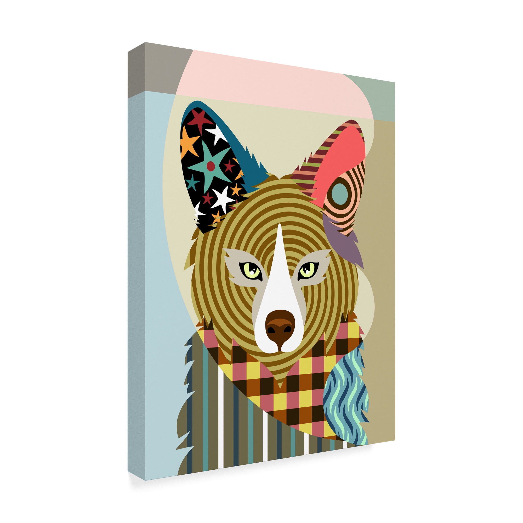 Trademark Fine Art 'Sly As A Fox' Canvas Art by Lanre Adefioye