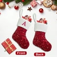 thumbnail image 4 of Home Decor Sleeleece Personalised Christmas Stocking 30 Cm Christmas Stockings Santa Stocking For Filling Christmas Stocking Gift Bag Christmas Tree Pendant Christmas Decoration Sequins, 4 of 4