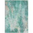 thumbnail image 2 of Addison Rugs Chantille Indoor/Outdoor Transitional Abstract Teal Washable Rectangle Rug, 8' x 10', 2 of 6