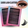 thumbnail image 2 of Kit de racimos de pestañas MozyVex D Curl Black 110D con pinzas, 2 of 5