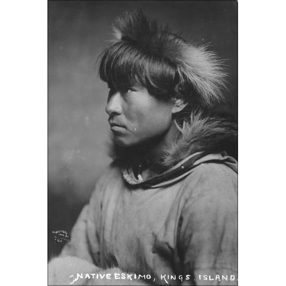 24"x36" Gallery Poster, Inuit man 1906