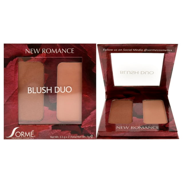 Blush Duo Compacts - New Romance de Sorme Cosmetics para mujeres - 2 x 0,12 oz Blush Sorme Cosmetics Rubor 2 x 0.12 oz