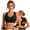 Black, variant on Posture Bras for Women Lifting Sports Wireless Bra Wide Strap Back Support Full Coverage Front Closure Bras Gifts