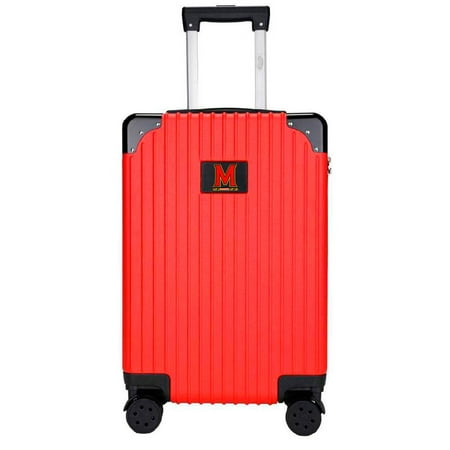 Maryland Terrapins Premium 21'' Carry-On Hardcase Luggage - Red