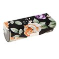 thumbnail image 2 of Leather Jewelry Makeup Lipstick Holder Case with Mirror Black, 2 of 8