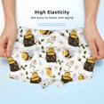 thumbnail image 3 of Yiaed Honey Bee Insect Print Boys' Boxer Briefs Cotton Casual Stretch Comfort Boys Boxers - Kids Boxer Briefs Underwear for Boys (6-18)-Large, 3 of 5