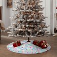 thumbnail image 4 of Rateoe Sequins Pattern Christmas Tree Skirt with Ties, Christmas Tree Decorations, Farmhouse Christmas Decor Xmas Holiday Decorations-48", 4 of 6