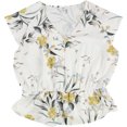 thumbnail image 1 of Blusa tejida bar III con cintura fruncida Mujer blanca grande Tejer, 1 of 2