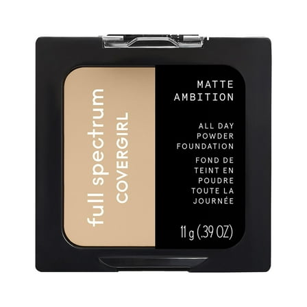 COVERGIRL Full Spectrum Matte Ambition All-Day Powder Foundation, Light Neutral