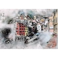 thumbnail image 3 of Bolokofsky, Ronald 14x11 Black Modern Framed Museum Art Print Titled - Riomaggiore, 3 of 5