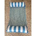 thumbnail image 2 of Hamaca flotante, hamaca inflable para piscina, tumbona flotante, hamaca flotante plegable multifuncional para adultos (azul claro), 2 of 5