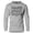 Sport Grey, variant on GYMISH Hard Work Lightweight Long Sleeve Hooded T-Shirt for Men – Motivational Workout Hoodie, Sport Grey, Small