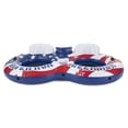 thumbnail image 6 of Open Box Intex Inflatable American Flag 2 Person Pool Tube Float w/ Cooler, 6 of 12
