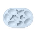 thumbnail image 1 of Molde de Pascua Lindo Animal Silicona Caramelo Horneado Pastel de chocolate Pudín Pudín Festival Decoración DIY Haciendo Hogar Azul Methold HA012437-01, 1 of 7