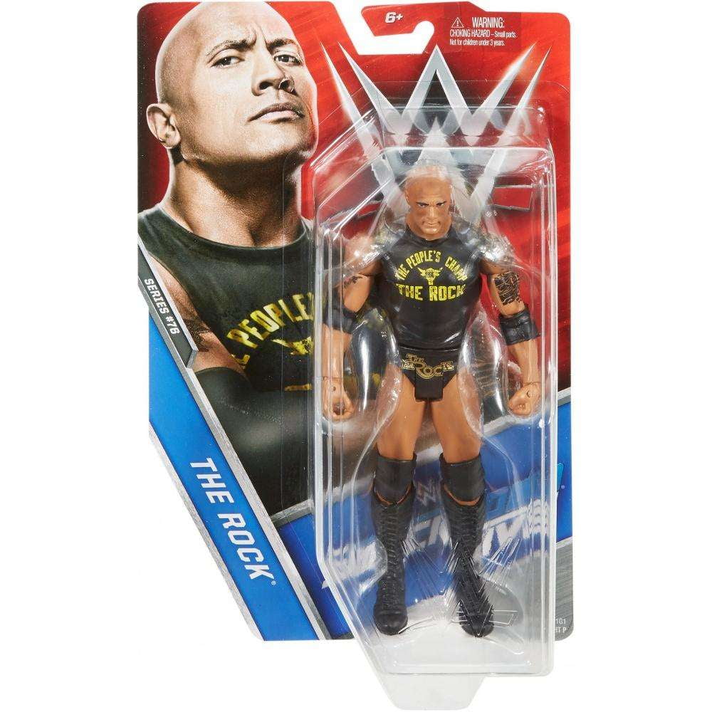 WWE The Rock 6-inch Articulated Action Figure with Ring Gear