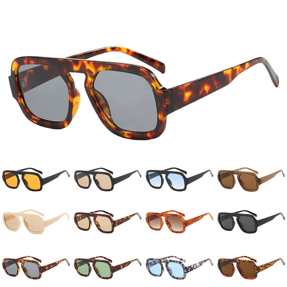 ibiyuan Retro Polarized Sunglasses for Women Classic Round Sunglasses For Women Men Large Plastic Frame Fashion UV400 Shades