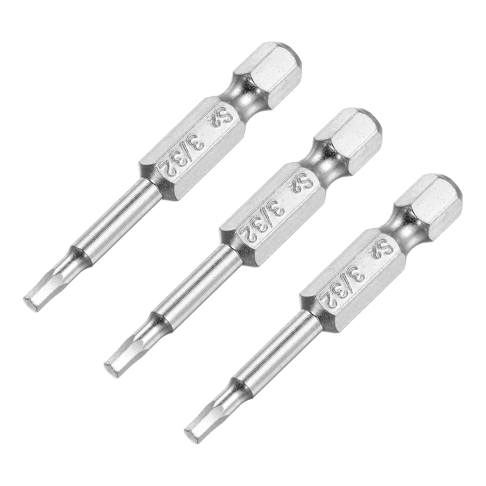 Uxcell 3/32" Hex Head Screwdriver Bit, 1/4" Hex Shank 2