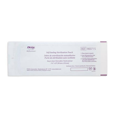 Dukal 900715 3.5 x 10 in. Reflections Spa Sterilization Pouch