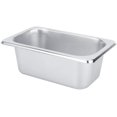 thumbnail image 2 of Bassin à Buffet - Bassin Alimentaire en Acier Inoxydable Assiettes Pots Plateau Porte-Vaisselle Récipient Alimentaire Carré, 2 of 7