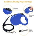 thumbnail image 2 of Retractable Dog Leash 16ft  Pet Walking Leash with Anti-Slip Handle Hand Brake Blue, 2 of 8