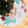 thumbnail image 5 of FMSHPON Easter Tree Skirt Colorful Eggs Bunny Xmas Christmas Tree Skirt Stand Mat for Holiday Party Decoration Indoor Outdoor 36 inches, 5 of 6