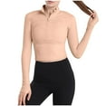 thumbnail image 1 of Timegard Womens Lightweight Athletic Jacket Zipper Trackshirts Workout Running Jackets with Thumb Holes, 1 of 4