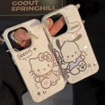 thumbnail image 2 of Sanrio Hello Kitty Pochacco Happy Phone Case For iPhone 15 14 13 12 11 Pro Max 7 8 Plus XR XS MAX Y2K Girl Anti Fall Back Cover, 2 of 5