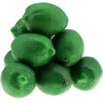 8 PCS Fake Green Lemons Artificial Fruits Faux Lifelike for Lemonade Party Kitchen Table Summer Decorations Vase Wreath Garland