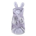 thumbnail image 2 of Cheers.US Dog Rabbit Costume Pet Puppy Hoodies Clothes Coat Bunny Autumn Winter Bunny Ears Design Dress-up Adorable Warm,for Small Dog and Cat, 2 of 7