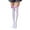 White+pink, variant on Holzlrgus Women's Satin Bow Stockings Thigh High Over Knee Stockings