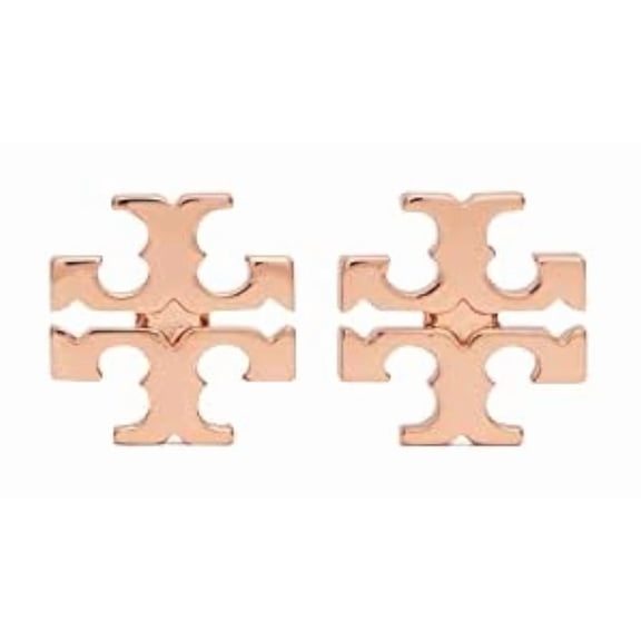 Tory Burch Women's Large Logo Stud Earrings (Tory Gold)
