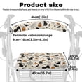 thumbnail image 6 of COEQINE Lemon Fruit Rollator Seat Back Cover Rollator Walker Seat & Back Cover Rollator Seat Cover Set of 2 for Seniors Using Walking Aids Rollator Seat Cover with Back, 6 of 7