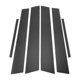 thumbnail image 1 of Ofertas Únicas 6 Pcs Recorte de Ventana del Pilar de la Puerta del Automóvil para Acura CSX 2006-2011 Fibra de Carbono Negra, 1 of 6