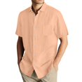 thumbnail image 1 of Hawaiian Shirt For Men, Men's Vintage Button Down Bowling Shirts Short Sleeve Summer Beach ShirtM, 1 of 5