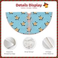 thumbnail image 3 of Rateoe Turtle Pattern Christmas Tree Skirt with Ties , Christmas Tree Decorations, Farmhouse Christmas Decor Xmas Holiday Decorations-30", 3 of 6