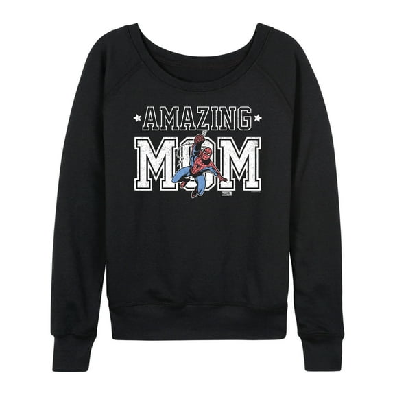 Marvel Spider-Man - Amazing Mom - Ladies French Terry Pullover Sweatshirt