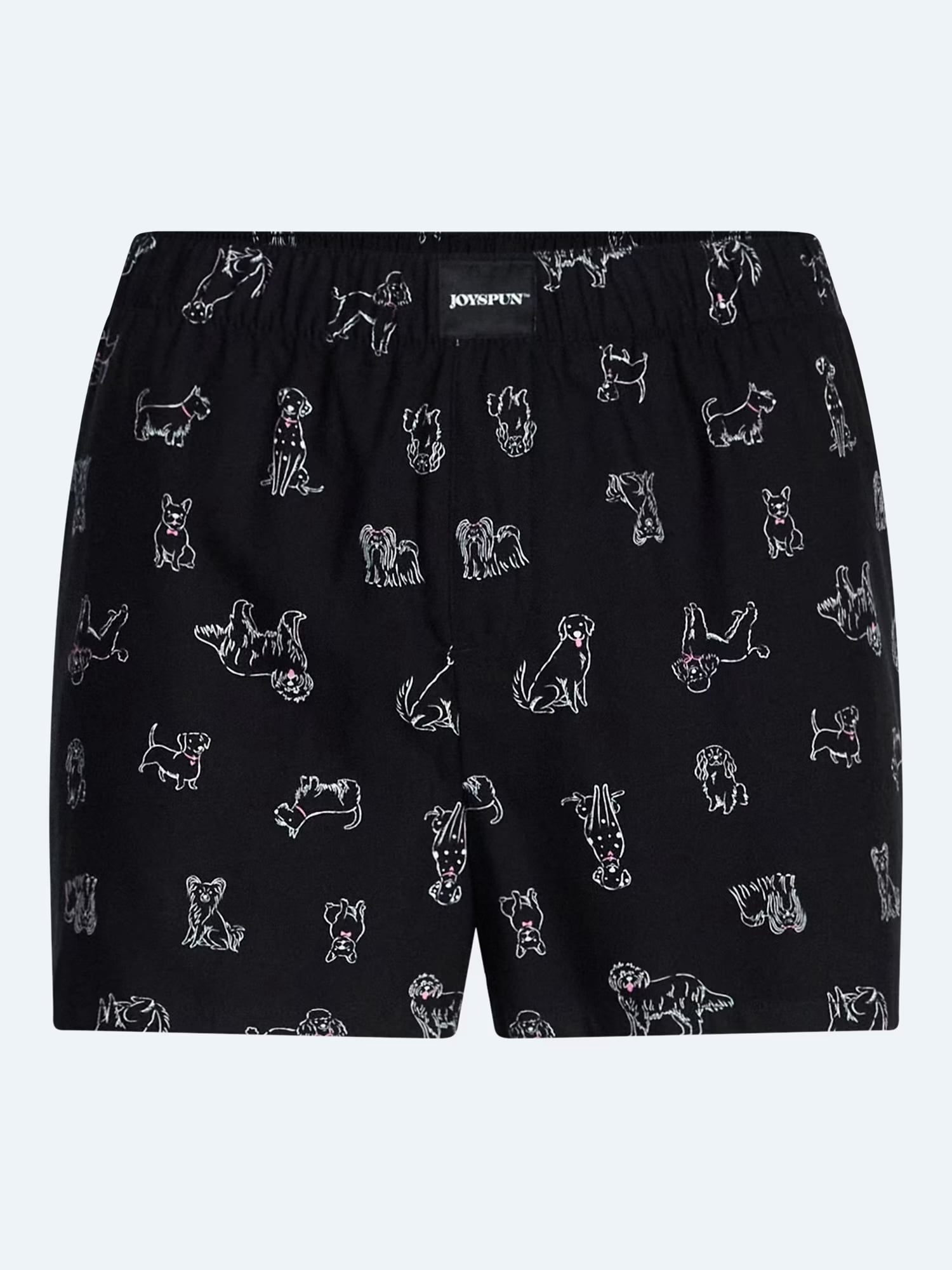 Joyspun Women's Woven Pajama Boxer Shorts, 3'' Inseam, Sizes XS-2X
