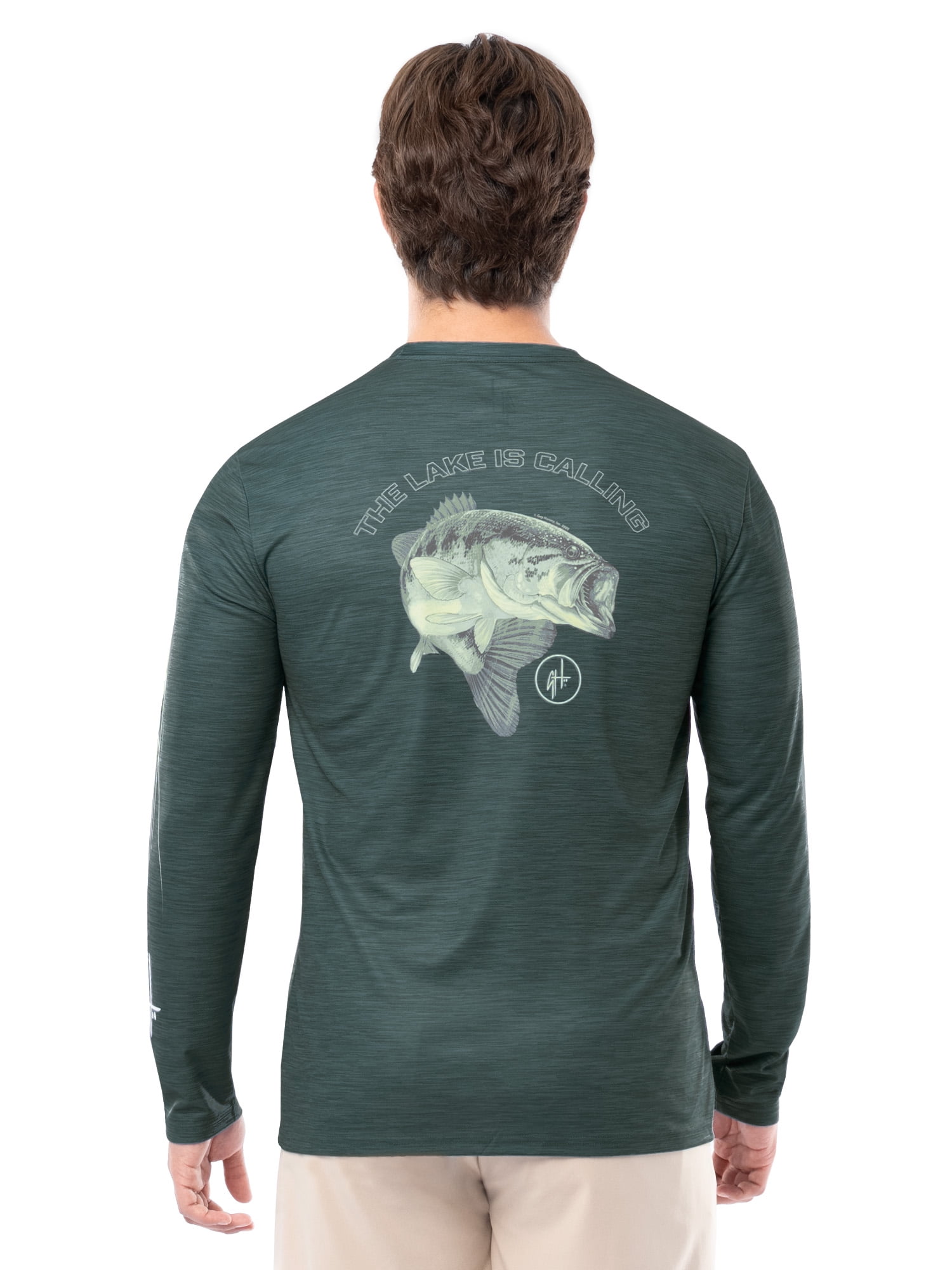 GH BY GUY HARVEY Men's Long Sleeve Sun Protection Top Sizes M-2XL