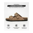 thumbnail image 3 of Project Cloud 100% Genuine Leather Cork Footbed Womens Sandals, Slippers for Women (Venita), 3 of 7