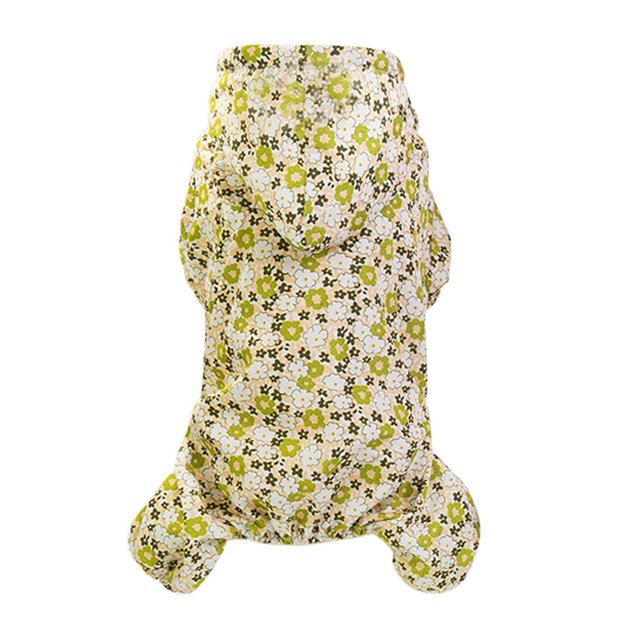 Abrigos impermeables para perros y medianos, chaqueta impermeable para perros, cálida, impermeable, Amarillo l Gloria Chubasquero para perros