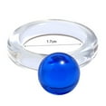 thumbnail image 5 of SPRING PARK Women Ring Transparent Fake Crystal Ball Jewelry All Match Round Ring for Dating, 5 of 8