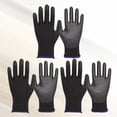 thumbnail image 3 of YSNOOWE 3 Pares Guantes De Trabajo Resistentes Y Transpirables Para Uso General Color Negro, 3 of 8
