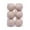 Khaki, variant on CuiLiyq 6 PCS Christmas Balls, Shatterproof Xmas Bulbs Decorations Set, for Xmas Decorative Hanging Ornaments Christmas Tree Decoration (Pink)