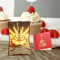 thumbnail image 7 of CCOCC 2026 New 3D Cake Light Music Happy Birthday Cards for Mom Dad Wife Husband Sister Boy Girl Honey and Friends Four Colors to Choose From Red 2Ct, 7 of 7