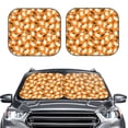 thumbnail image 2 of JUNZAN Cute Ghosts Pattern Car Windshield Sun Shade | Reflective Sunshade | Foldable 2-Piece Sun Shield Protect Your Car | Fits Sedans, SUVs, Hatchbacks-Medium, 2 of 6